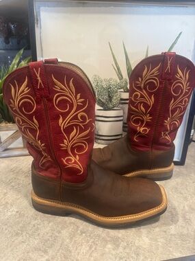 Twisted X Steel Toe Lite Western Work Boot WLCS003 ZDS Wome’s Size 8.5B